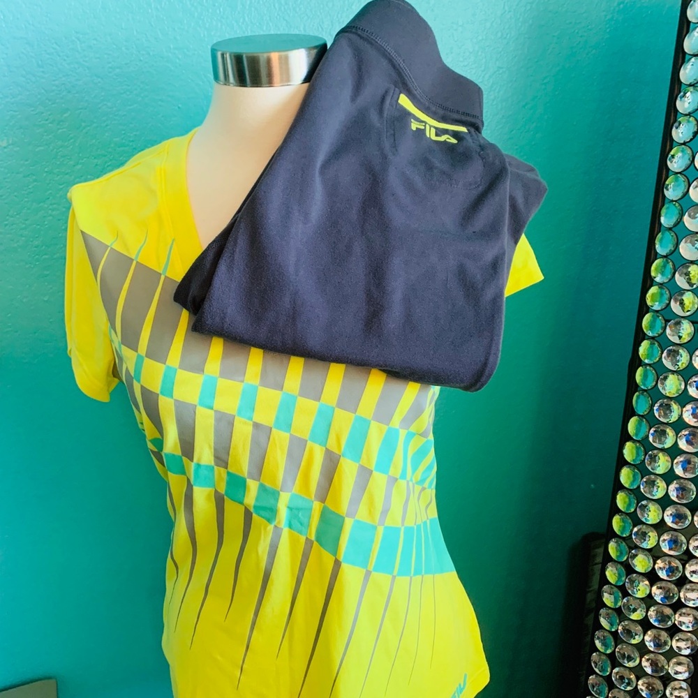 Fila athletic top & matching Capri pant